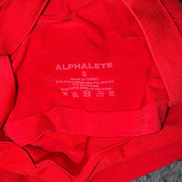 Alphalete Vibrant Red flare leggings & tank - Picture 3 of 3